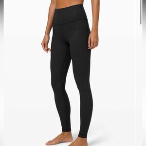 Lululemon Align Pant 28"
Lattice Work Emboss Black